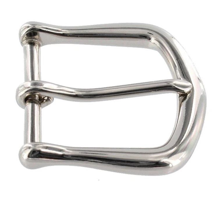 10174 Nickel Plate, Heel Bar Buckle, Solid Brass-LL, Multiple Sizes 4 10174 Nickel Plate, Heel Bar Buckle, Solid Brass-LL, Multiple Sizes - Image 2