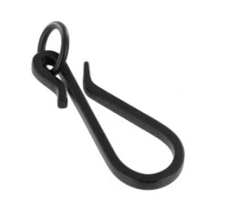 C5462 PVD Black Matte, Fish Hook Key Chain, Solid Brass-LL -Buckleguy 11.30.23 PVDBM MBKM03 97871.1701787103