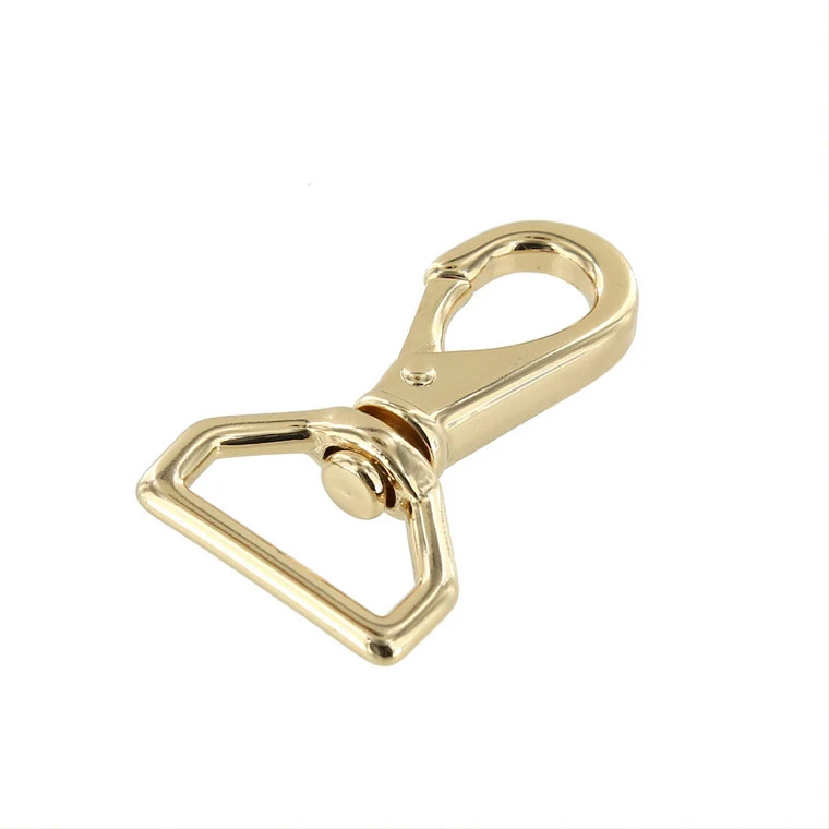 230 3/4" Gold Plate, Swivel Lever Snap, Solid Brass-LL 5 230 3/4" Gold Plate, Swivel Lever Snap, Solid Brass-LL - Image 3