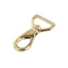 230 3/4" Gold Plate, Swivel Lever Snap, Solid Brass-LL -Buckleguy 230 0M GP LL02 69800.1571848951