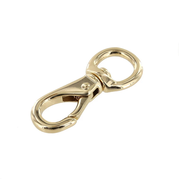 231 1/2" Gold Plate, Swivel Lever Snap, Solid Brass-LL 3 231 1/2" Gold Plate, Swivel Lever Snap, Solid Brass-LL
