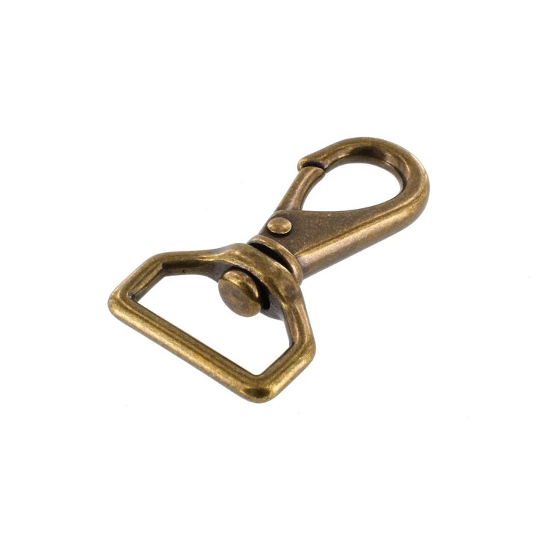240 Antique Brass, Swivel Lever Snap, Solid Brass-LL, Multiple Sizes 5 240 Antique Brass, Swivel Lever Snap, Solid Brass-LL, Multiple Sizes - Image 3