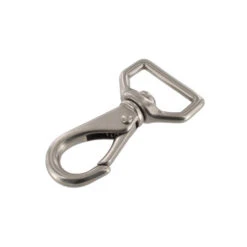 240 Nickel Matte, Swivel Lever Snap, Solid Brass-LL, Multiple Sizes