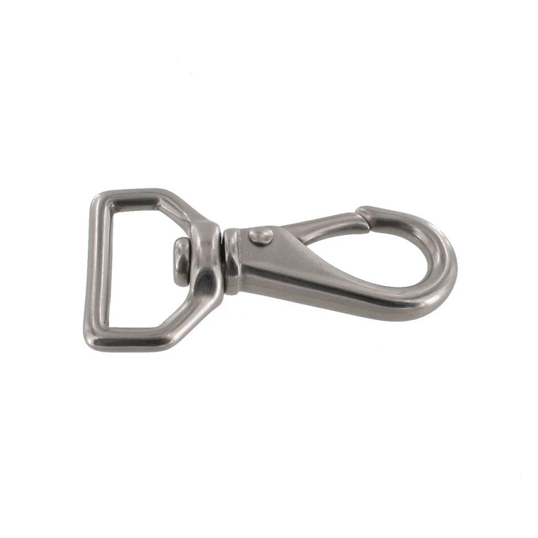 240 Nickel Matte, Swivel Lever Snap, Solid Brass-LL, Multiple Sizes 4 240 Nickel Matte, Swivel Lever Snap, Solid Brass-LL, Multiple Sizes - Image 2