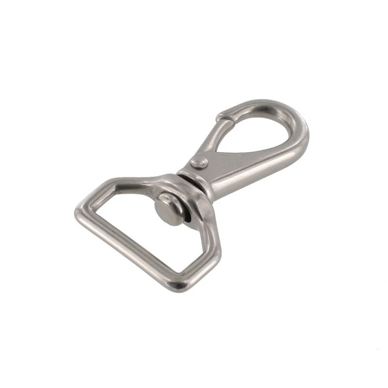 240 Nickel Matte, Swivel Lever Snap, Solid Brass-LL, Multiple Sizes 5 240 Nickel Matte, Swivel Lever Snap, Solid Brass-LL, Multiple Sizes - Image 3