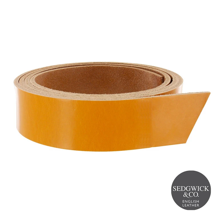 Sedgwick English Bridle Leather, Strap, London Tan, 53" To 60" Long, 9-10oz 3 Sedgwick English Bridle Leather, Strap, London Tan, 53" To 60" Long, 9-10oz