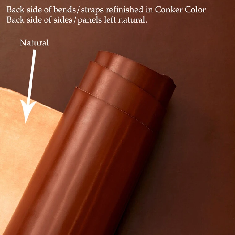 Sedgwick English Bridle Leather, Strap, Conker, 53" To 60" Long, 9-10oz 4 Sedgwick English Bridle Leather, Strap, Conker, 53" To 60" Long, 9-10oz - Image 2