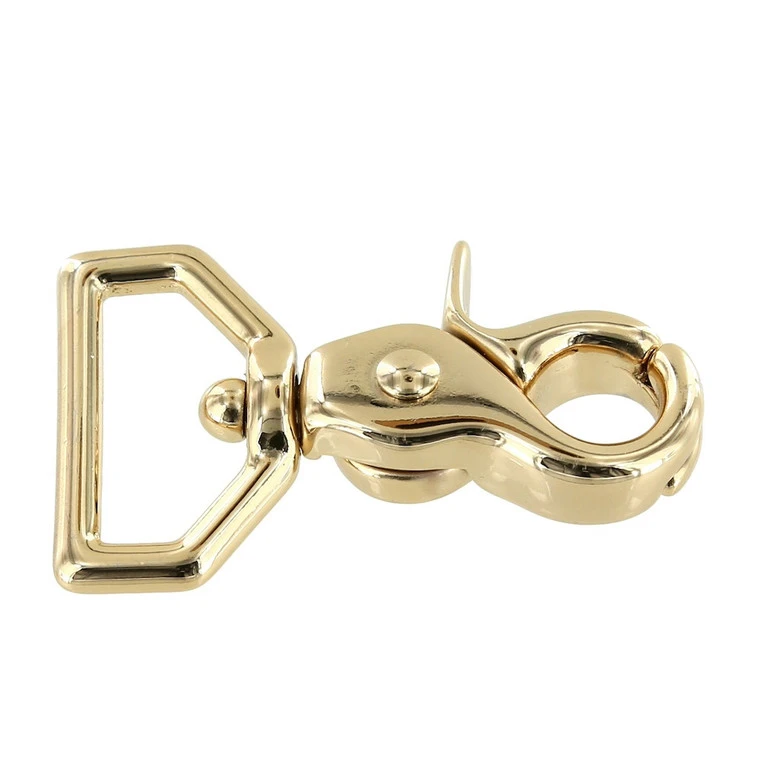 3002A Gold Plate, Swivel Trigger Snap, Solid Brass-LL, Multiple Sizes 4 3002A Gold Plate, Swivel Trigger Snap, Solid Brass-LL, Multiple Sizes - Image 2