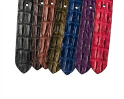 Nile 'Horn Back' Crocodile Leather Belt Strap, Black, 48" Long 8 Nile 'Horn Back' Crocodile Leather Belt Strap, Black, 48" Long -Buckleguy 317 CrocStraps 0228 56419.1576792651