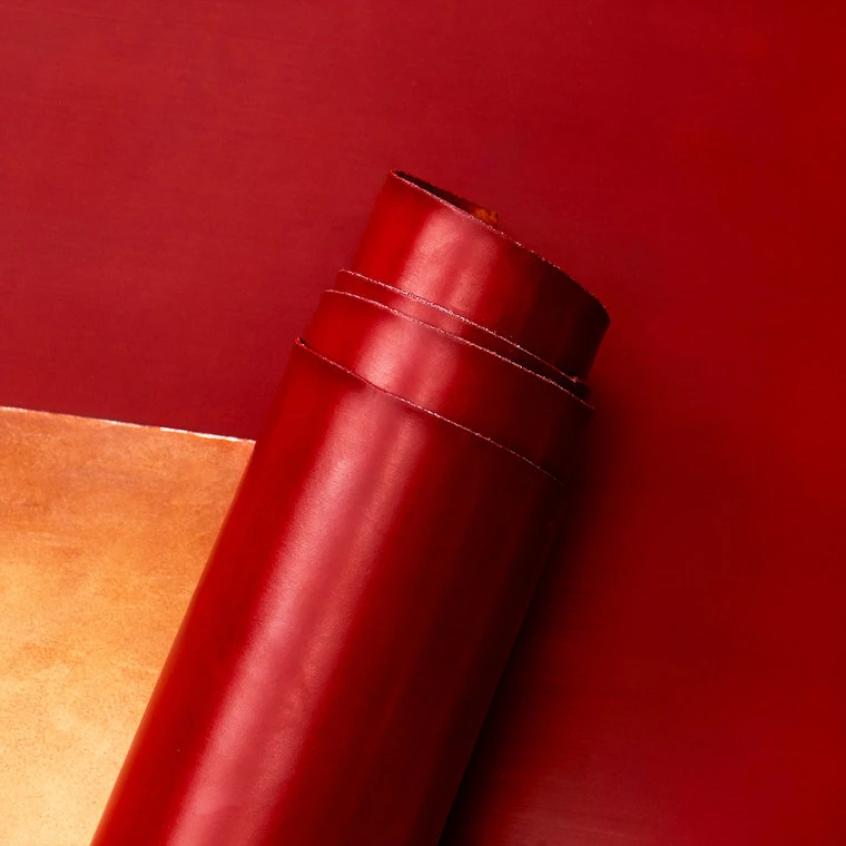 Sedgwick English Bridle Leather, Panel, Red 4 Sedgwick English Bridle Leather, Panel, Red - Image 2