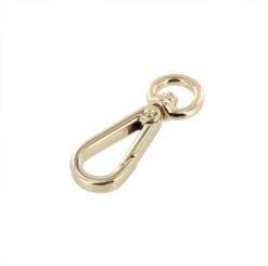 4000N 3/8" Gold Plate, Swivel Lever Snap, Solid Brass-LL