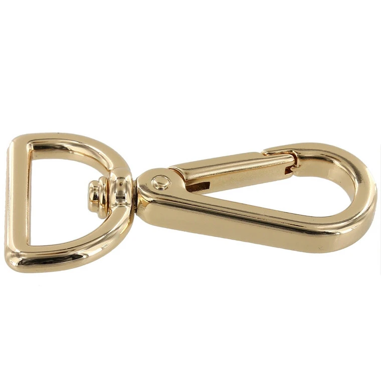 4005N Gold Plate, Swivel Lever Snap, Solid Brass-LL, Multiple Sizes 4 4005N Gold Plate, Swivel Lever Snap, Solid Brass-LL, Multiple Sizes - Image 2