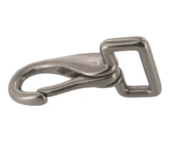 4250 Nickel Matte, Halter Snap, Solid Brass-LL, Multiple Sizes -Buckleguy 4250 1A NMR2 LL03 78502.1703712405