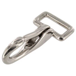 4250 Nickel Plate, Halter Snap, Solid Brass-LL, Multiple Sizes