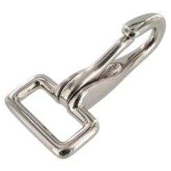 4250 Nickel Plate, Halter Snap, Solid Brass-LL, Multiple Sizes -Buckleguy 4250 1A NP LL03 10944.1703712479