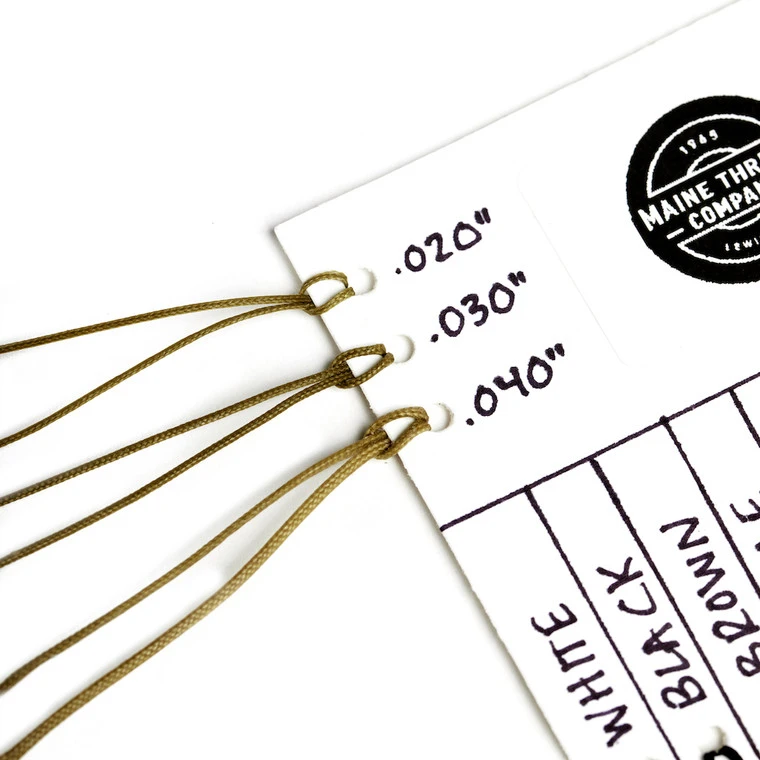 Maine Thread, Braided Waxed Cord, 70 Yard Spool, Spruce 4 Maine Thread, Braided Waxed Cord, 70 Yard Spool, Spruce - Image 2