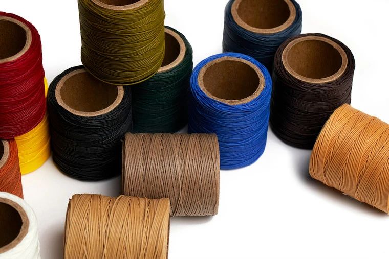 Maine Thread, Braided Waxed Cord, 70 Yard Spool, Spruce 6 Maine Thread, Braided Waxed Cord, 70 Yard Spool, Spruce - Image 4