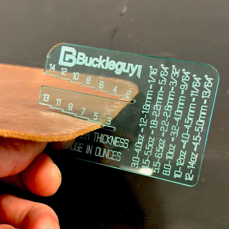 BG Acrylic Tool, Leather Thickness Gauge 5 BG Acrylic Tool, Leather Thickness Gauge - Image 3