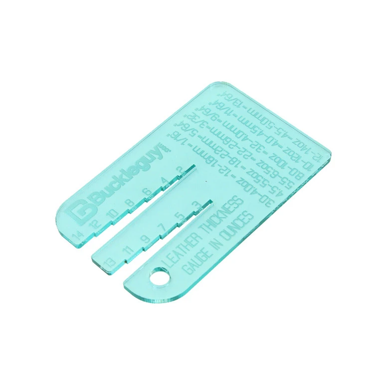 BG Acrylic Tool, Leather Thickness Gauge 3 BG Acrylic Tool, Leather Thickness Gauge
