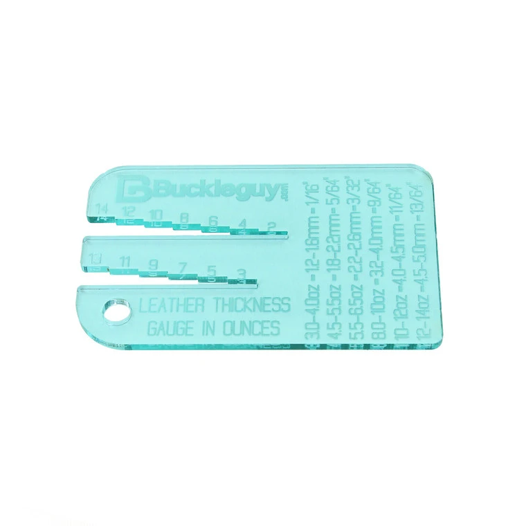 BG Acrylic Tool, Leather Thickness Gauge 4 BG Acrylic Tool, Leather Thickness Gauge - Image 2