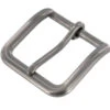 B1110 Nickel Matte, Heel Bar Buckle, Solid Brass-LL, Multiple Sizes -Buckleguy B1110 1I NMR2 LL3 98559.1699024432