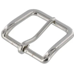 B1110 Nickel Plate, Heel Bar Buckle, Solid Brass-LL, Multiple Sizes -Buckleguy B1110 1I NP LL2 04098.1699024542