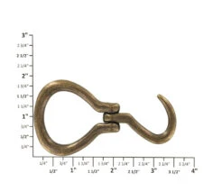B3301 1 1/4" Antique Brass, Hoof Pick Buckle, Solid Brass-LL -Buckleguy B3301 DOEB OH 81496.1515595198