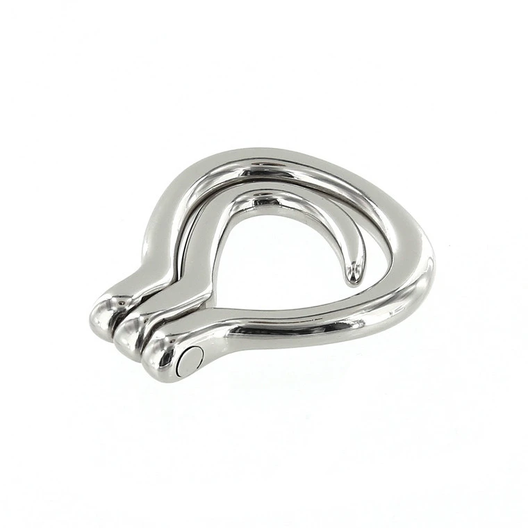 B3301 1 1/4" Nickel Plate, Hoof Pick Buckle, Solid Brass-LL 4 B3301 1 1/4" Nickel Plate, Hoof Pick Buckle, Solid Brass-LL - Image 2