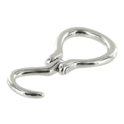 B3301 1 1/4" Nickel Plate, Hoof Pick Buckle, Solid Brass-LL