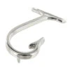 B7804 Fish Hook Buckle, Nickel Plate, Solid Brass-LL, Multiple Sizes -Buckleguy B7804 1I NP3 32768.1699018275