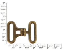 B8474 1 1/4" Antique Brass, Cinch Buckle, Solid Brass-LL -Buckleguy B8474 1E DOEB LL01 38741.1657648242