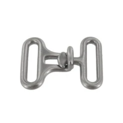 B8474 1 1/4" Nickel Matte, Cinch Buckle, Solid Brass-LL -Buckleguy B8474 1E NMR2 LL03 86037.1656606933