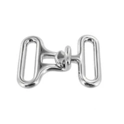 B8474 1 1/4" Nickel Plate, Cinch Buckle, Solid Brass-LL -Buckleguy B8474 1E NP LL03 20663.1656606882