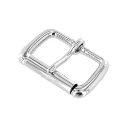 B8492 1 1/2" Nickel Plate, Roller Buckle, Solid Brass-LL