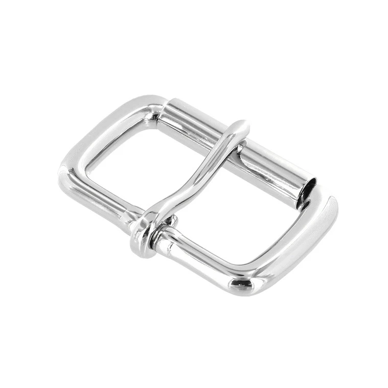 B8492 1 1/2" Nickel Plate, Roller Buckle, Solid Brass-LL 5 B8492 1 1/2" Nickel Plate, Roller Buckle, Solid Brass-LL - Image 3