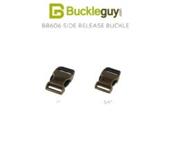 B8606 Antique Brass Plated, Side Release Buckle, Zinc/Plastic, Multiple Sizes 9 B8606 Antique Brass Plated, Side Release Buckle, Zinc/Plastic, Multiple Sizes -Buckleguy B8606 DOEB 86111.1700584332
