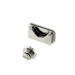 B8614 Nickel Plate, Post Magnetic Closure, Zinc