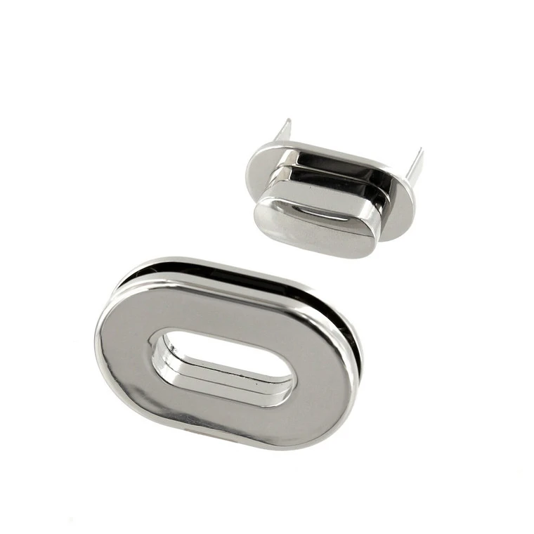 B8706 Nickel Plate, Oval Magnetic Closure, Zinc 3 B8706 Nickel Plate, Oval Magnetic Closure, Zinc