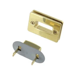B8707 Brass Plate, Rectangle Magnetic Closure, Zinc -Buckleguy B8707 BOCR2 V1102 preview 82339.1528300503