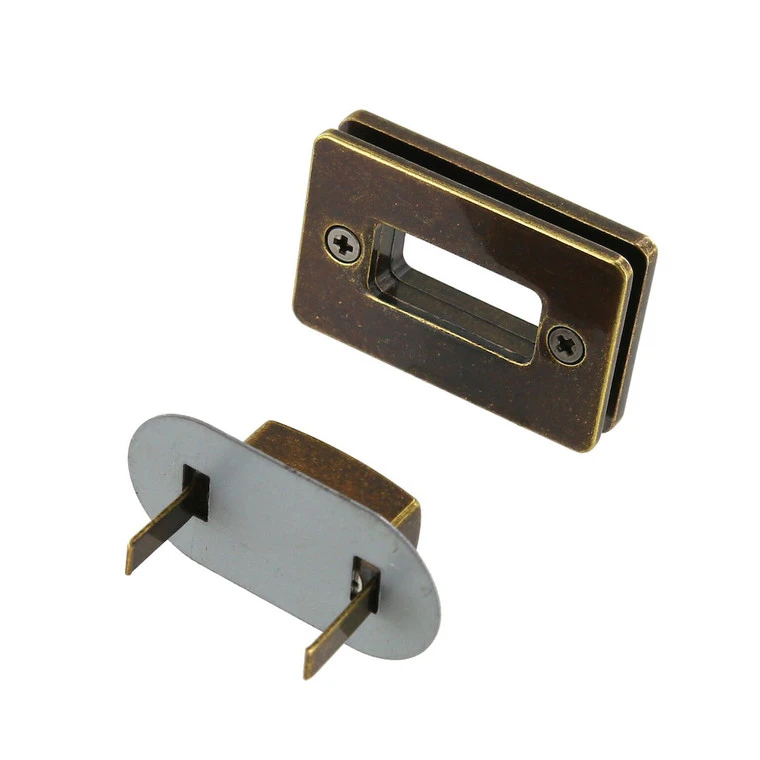 B8707 Antique Brass, Rectangle Magnetic Closure, Zinc 5 B8707 Antique Brass, Rectangle Magnetic Closure, Zinc - Image 3