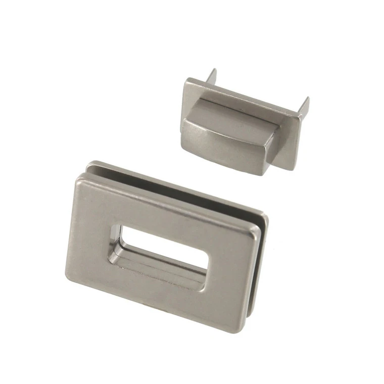 B8707 Nickel Matte, Rectangle Magnetic Closure, Zinc 3 B8707 Nickel Matte, Rectangle Magnetic Closure, Zinc