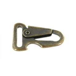B8777 1" Antique Brass, Sling Lever Snap W/ Bottle Opener, Solid Iron -Buckleguy B8777 1A DOEB06 00189.1701788229