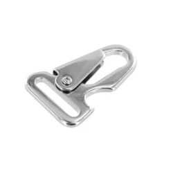 B8777 1" Nickel Plate, Sling Lever Snap W/ Bottle Opener, Solid Iron -Buckleguy B8777 1A NP12 54034.1701788296