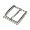 B8791 Nickel Plate, Heel Bar Dress Buckle, Solid Brass-LL, Multiple Sizes -Buckleguy B8791 1I NP LL 46859.1705001434