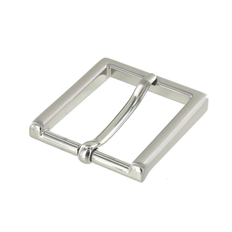 B8792 Nickel Plate, Heel Bar Dress Buckle, Solid Brass-LL, Multiple Sizes 4 B8792 Nickel Plate, Heel Bar Dress Buckle, Solid Brass-LL, Multiple Sizes - Image 3