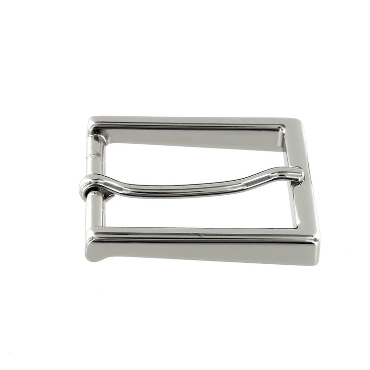 B8792 Nickel Plate, Heel Bar Dress Buckle, Solid Brass-LL, Multiple Sizes 3 B8792 Nickel Plate, Heel Bar Dress Buckle, Solid Brass-LL, Multiple Sizes - Image 2