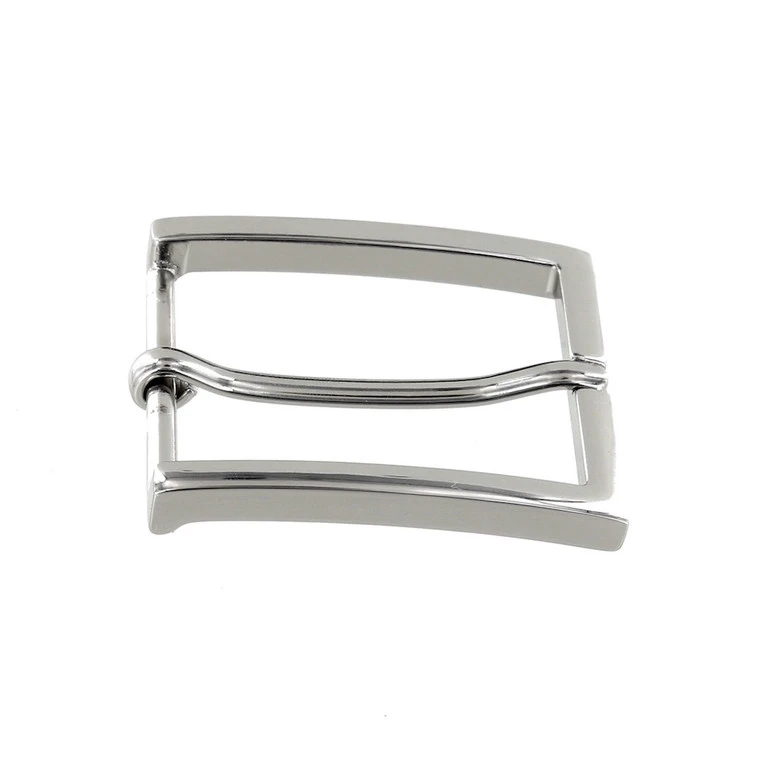 B8793 Nickel Plate, Heel Bar Dress Buckle, Solid Brass-LL, Multiple Sizes 4 B8793 Nickel Plate, Heel Bar Dress Buckle, Solid Brass-LL, Multiple Sizes - Image 2