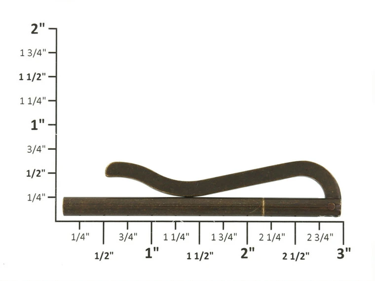 B8913 Antique Brass, Spring Bar Money Clip, Solid Brass-LL 7 B8913 Antique Brass, Spring Bar Money Clip, Solid Brass-LL - Image 5