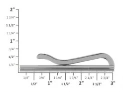B8913 Nickel Plate, Spring Bar Money Clip, Solid Brass-LL -Buckleguy B8913 0A NP LL O02 89560.1577389968