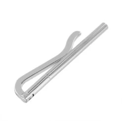 B8913 Nickel Plate, Spring Bar Money Clip, Solid Brass-LL -Buckleguy B8913 0A NP LL02 90707.1574287350